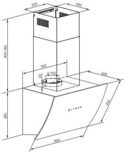 Вытяжки Graude DH 60.1 GE