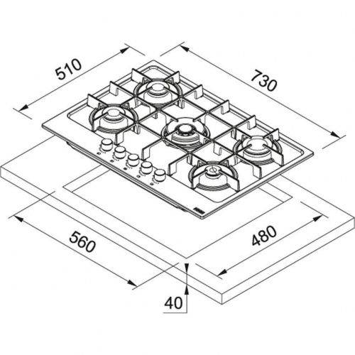 Franke FHMA 755 4G DC OA C_1