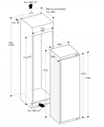 Морозильники Gaggenau RF287370