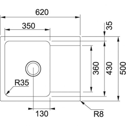 Franke OID 611-62 серый_1