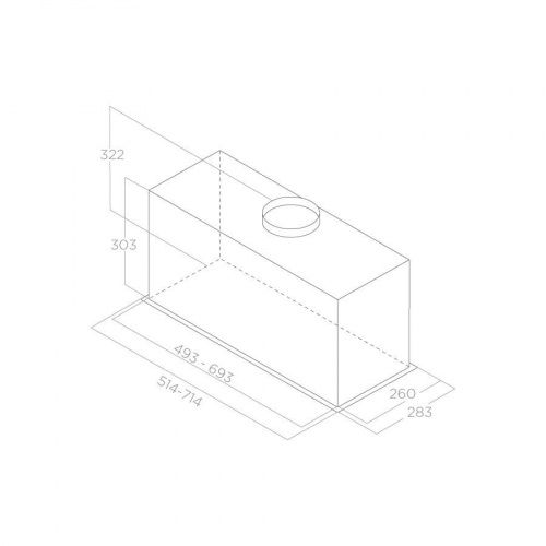 Вытяжки ELICA LANE SENSOR BL MAT/A/72