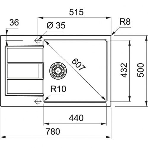 Franke S2D 611-78 XL сахара 143.0618.383_1