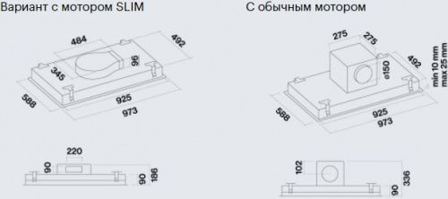 Вытяжки FALMEC SIRIO IS 90 WHITE GLASS