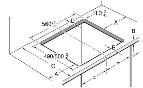 Встраиваемые рабочие поверхности Bosch PIE631HB1E