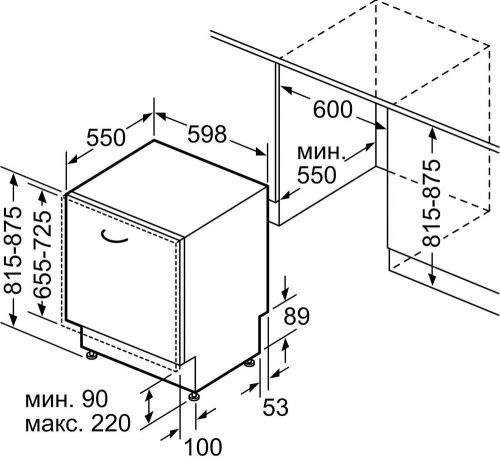 Посудомоечные машины Bosch SMV4HMX65Q