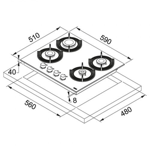 Franke FHMF 604 4G C OY_1