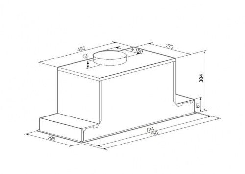 Вытяжки Graude LB 75.1 W